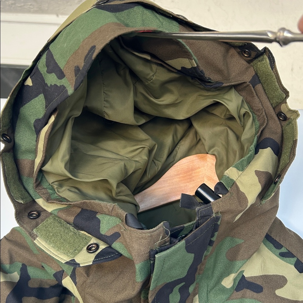 US Military ECWCS Cold Weather Camouflage Parka Size Medium Long - Picture 3 of 16